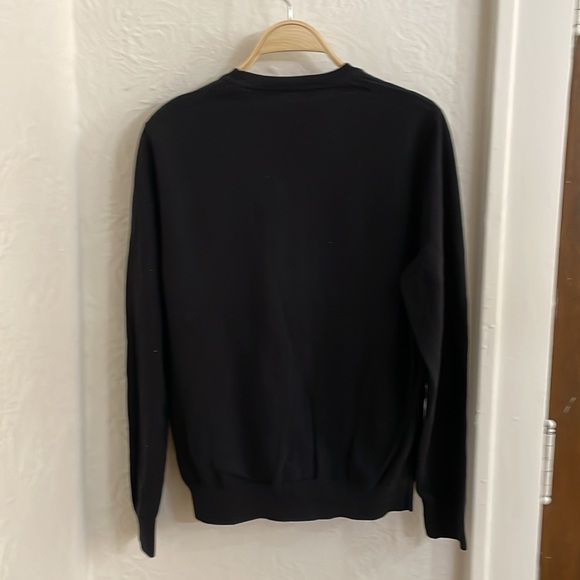 NAUTICA Men's Crewneck Pullover Sweater Size Medium in Black Gray - Picture 5 of 5